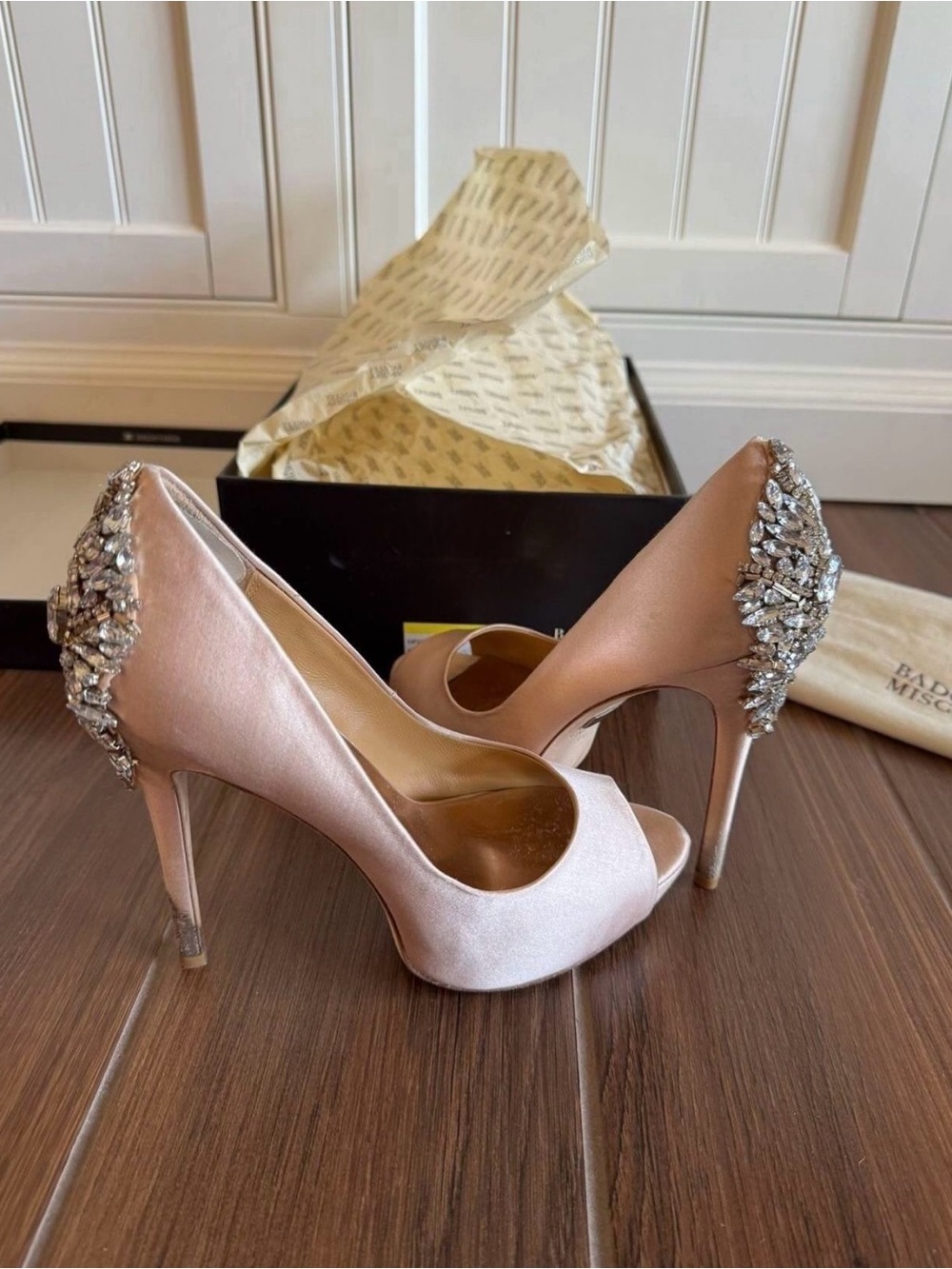 Badgley Mischka Kiara Heels, women’s size 8 - Picture 4 of 9